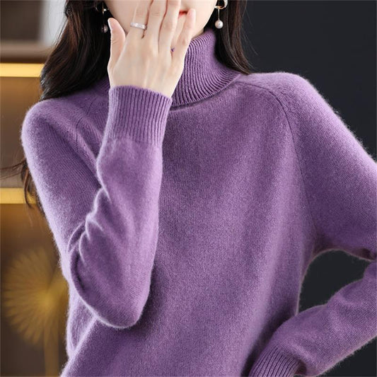 🔥2023 New Hot Sale 50% Off🔥Women's High -Neck Knit Wool Sweater（Buy 2 free shipping）