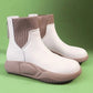 French thick sole heightening short elastic boots