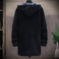 Cozy Hoodie with over length and side pockets