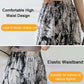 Ice Silk Printed Casual Pants For Women